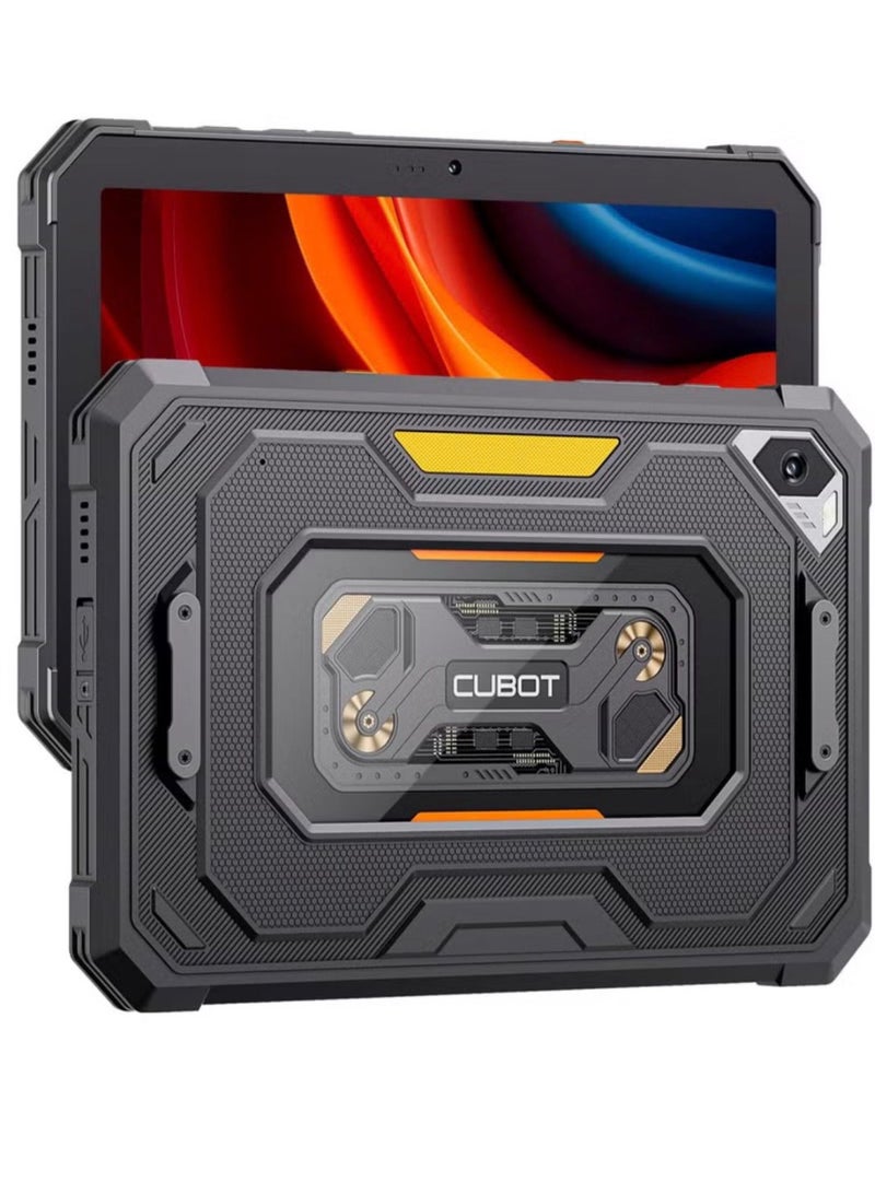 Cubot Tab Kingkong Mini Rugged Tablet 8.68 inch HD+ Android 15 Tablet 6GB RAM +128GB ROM IP68/IP69K Waterproof Tablet With 48MP+16MP Camera Dual SIM 4G Tablet -Black - Image 1